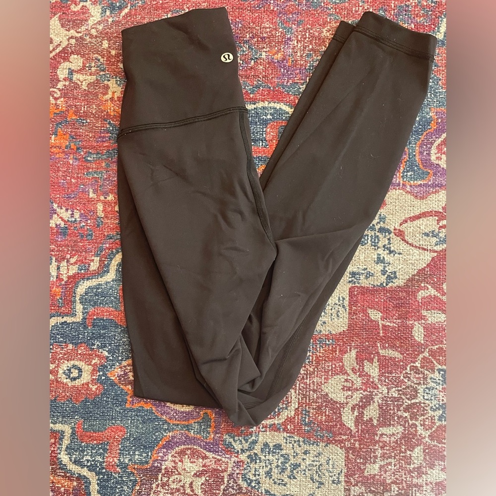 Black Lululemon wunderunder trains